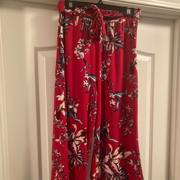 floral flowy pants - Picture 1 of 2
